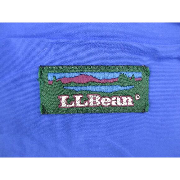 VINTAGE L.L. Bean Jacket Mens Large‎ Blue Fleece Lined Pockets Bomber Coat* - Picture 4 of 11